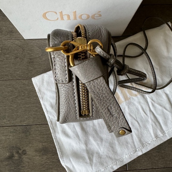 Chloé Marcie The Mini's Flat Pouch - Cashmere Grey - Picture 6 of 10